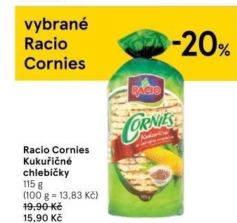 Chlebíčky Cornies Racio