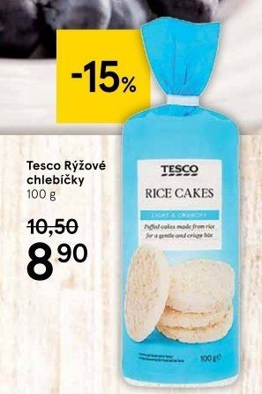 Rýžové chlebíčky Tesco