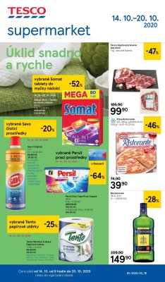 akční leták Tesco 14.10.2020-20.10.2020