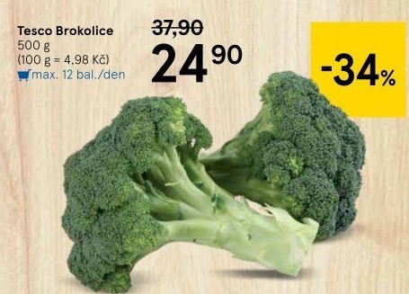 Brokolice Tesco