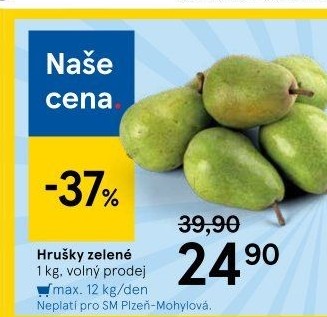 Hrušky zelené