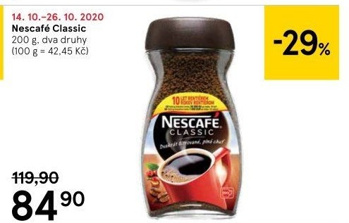 Instantní káva Nescafé Classic