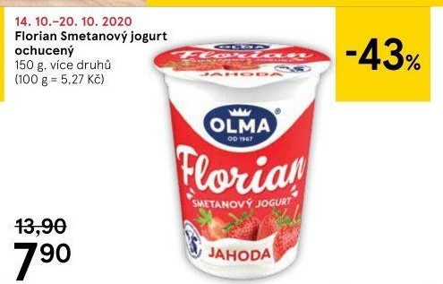 Jogurt smetanový Florian Olma