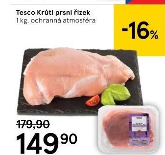 Krůtí prsní řízky Tesco