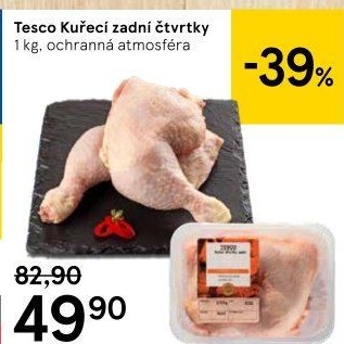 Kuřecí čtvrtky Tesco