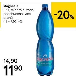 Přírodní voda Magnesia
