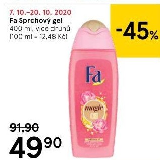 Sprchový gel Fa
