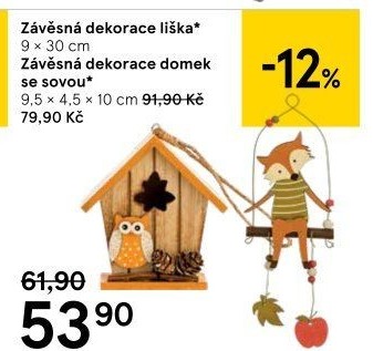 Závěsná podzimní dekorace
