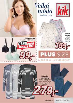 akční leták Kik textil 12.10.2020-10.11.2020