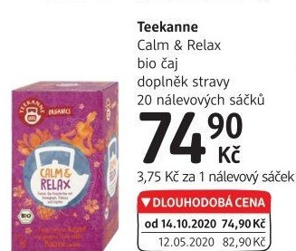 Čaje bio Teekanne