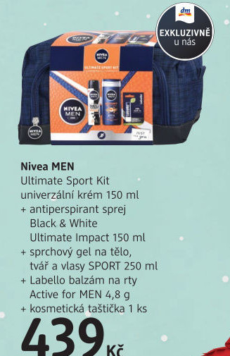 Dárková taška Ultimate Sport Kit Nivea Men