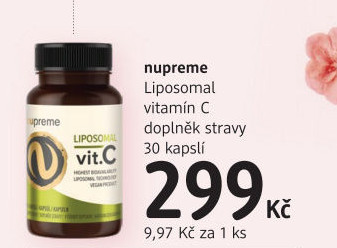 Doplněk stravy Liposomal vitamín C Nupreme