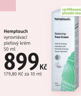 Krém pleťový vyrovnávací Hemptouch