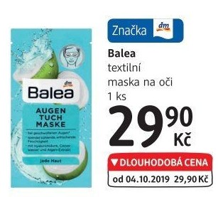 Maska na oči textilní Balea