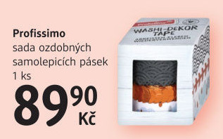 Ozdobné lepicí pásky Profissomo