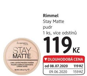 Pudr Stay Matte Rimmel