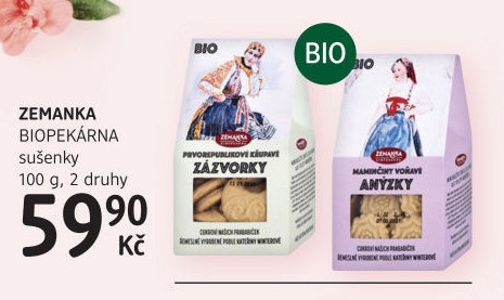 Sušenky Bio Zemanka