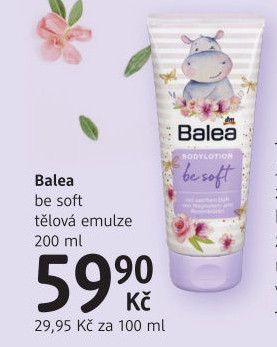 Tělová emulze Balea