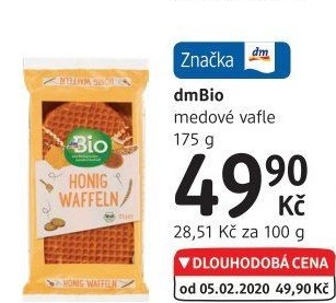 Vafle s náplní dm Bio