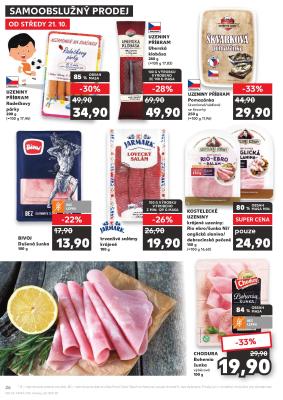 akční leták Kaufland 21.10.2020-25.10.2020