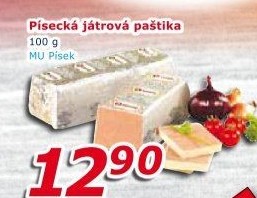 Paštika játrová písecká Maso uzeniny Písek