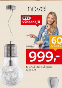 Závěsné LED svítidlo Novel