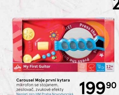 Dětská kytara Carousel