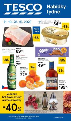 akční leták Tesco 21.10.2020-26.10.2020