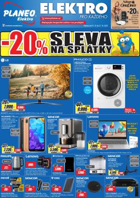 akční leták Planeo Elektro 19.10.2020-27.10.2020