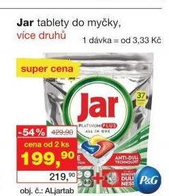 Kapsle do myčky Jar