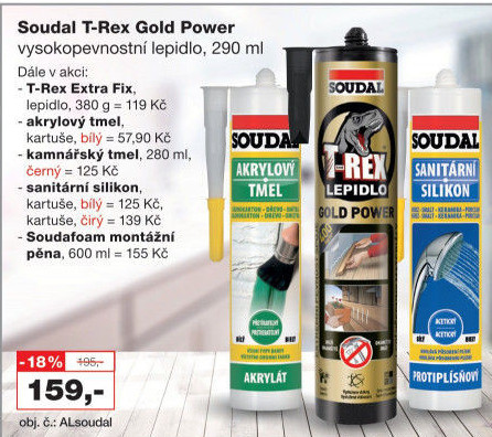Lepidlo Extra Fix T-Rex Soudal