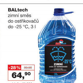 Směs do ostřikovačů zimní Baltech