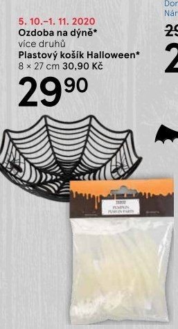 Halloween dekorace Tesco