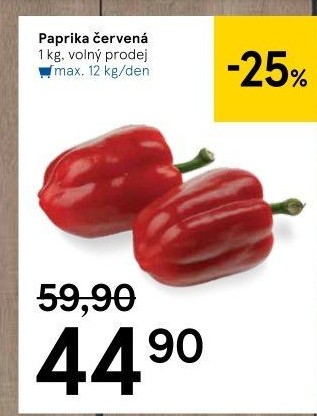 Paprika červená