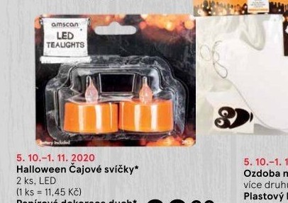 Svíčky čajové LED