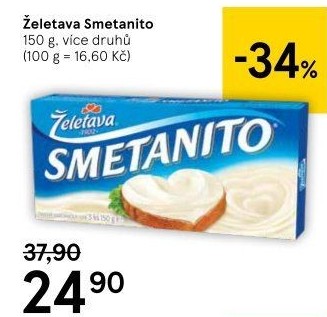 Sýr tavený Smetanito Želetava
