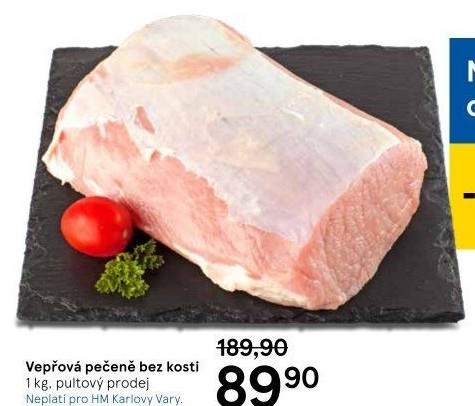 Vepřová pečeně bez kosti