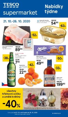 akční leták Tesco 21.10.2020-26.10.2020