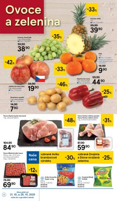 akční leták Tesco 21.10.2020-26.10.2020