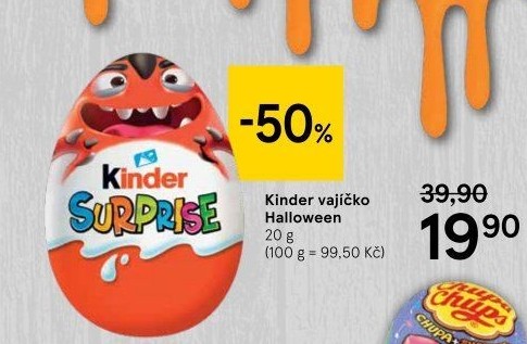 Čokoládové vajíčko s překvapením Kinder Surprise