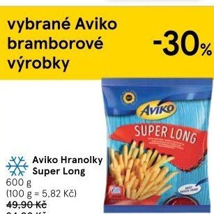 Hranolky mražené Super Long Aviko