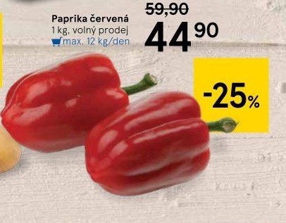 Paprika červená
