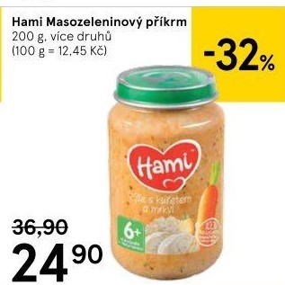 Příkrm masozeleninový Hami
