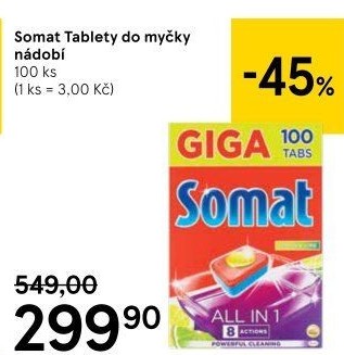Tablety do myčky Somat