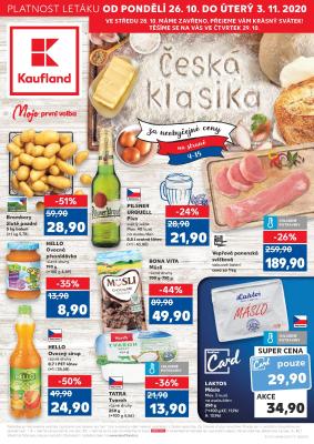 akční leták Kaufland 26.10.2020-3.11.2020