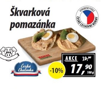 Škvarková pomazánka
