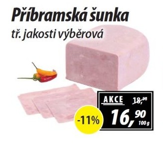 Šunka výběrová příbramská