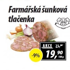 Tlačenka šunková Farmářská
