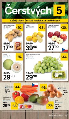 akční leták Tesco 27.10.2020-3.11.2020