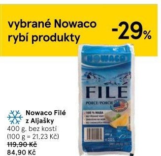 Filé z Aljašky mražené Nowaco